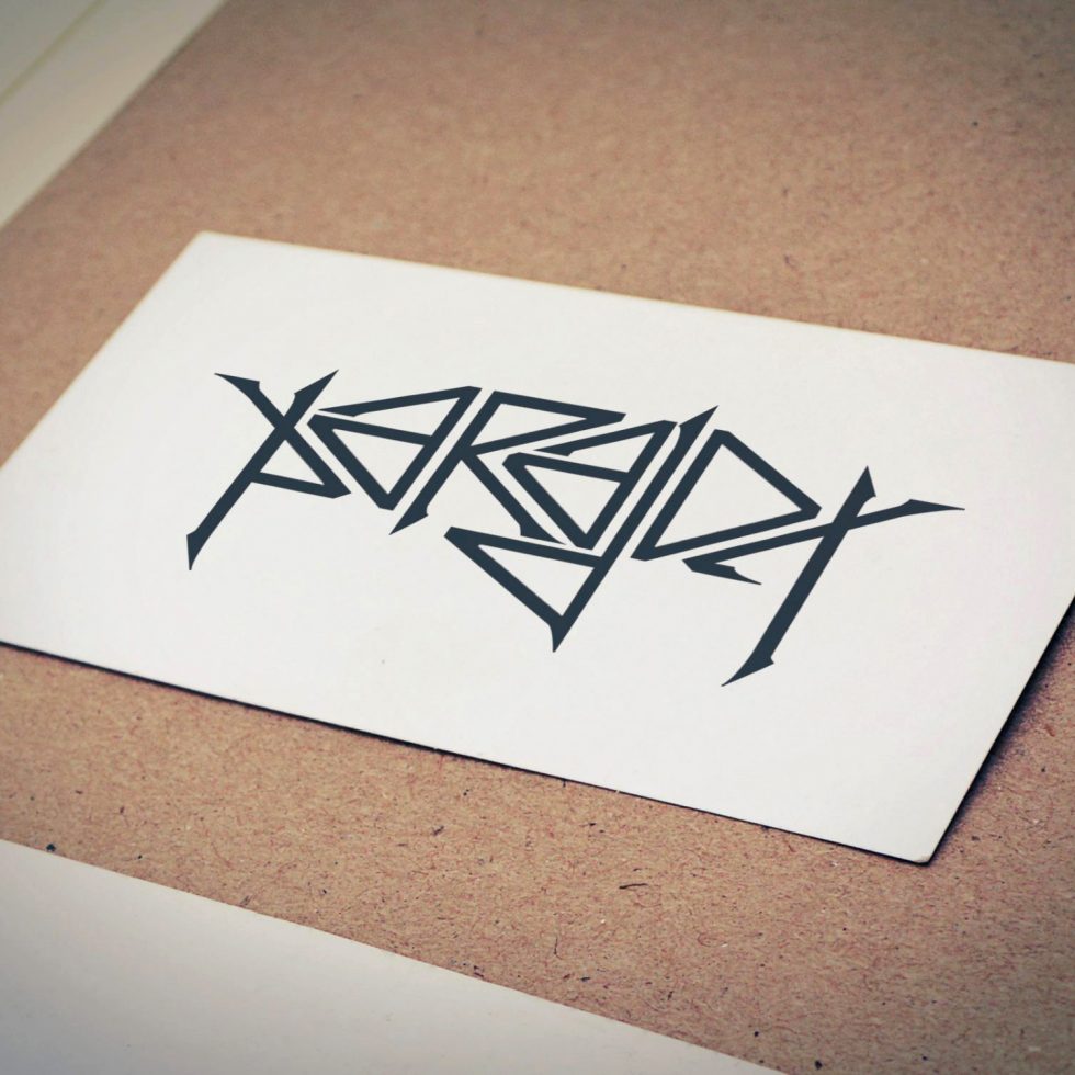 Gestaltung eines Logos für den Musiker Paradox; Design von Jan Moritz Baltruweit